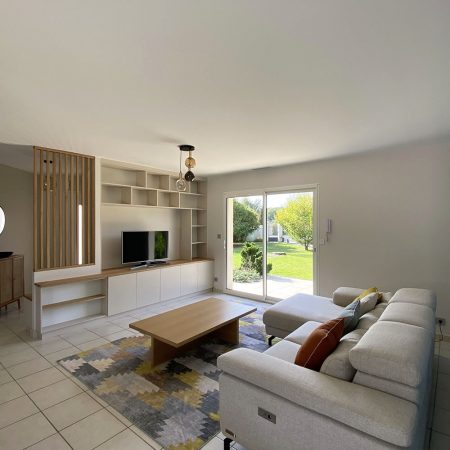 design meuble TV sur mesure